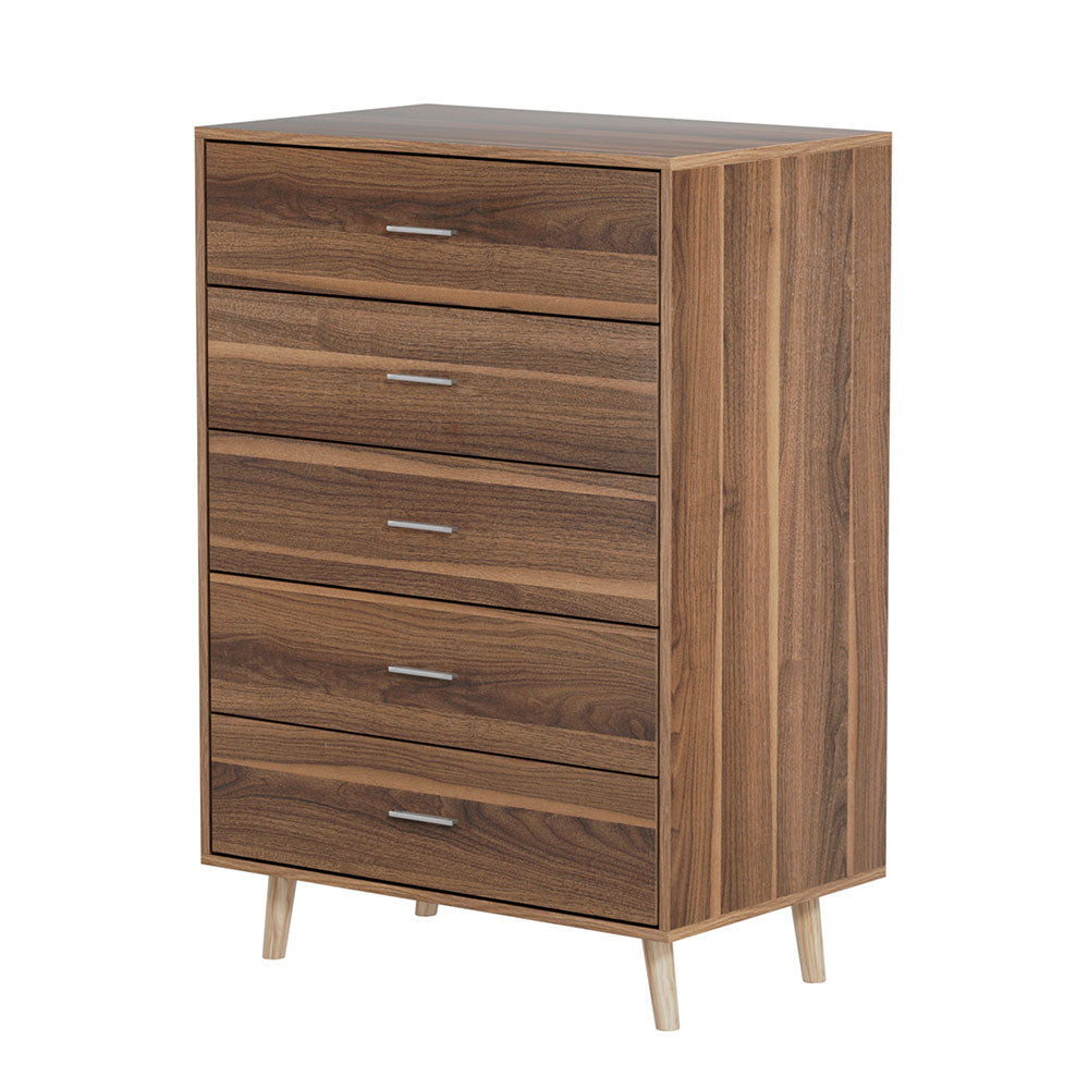 Marlook 5 Chest of Drawers - MIRI Walnut