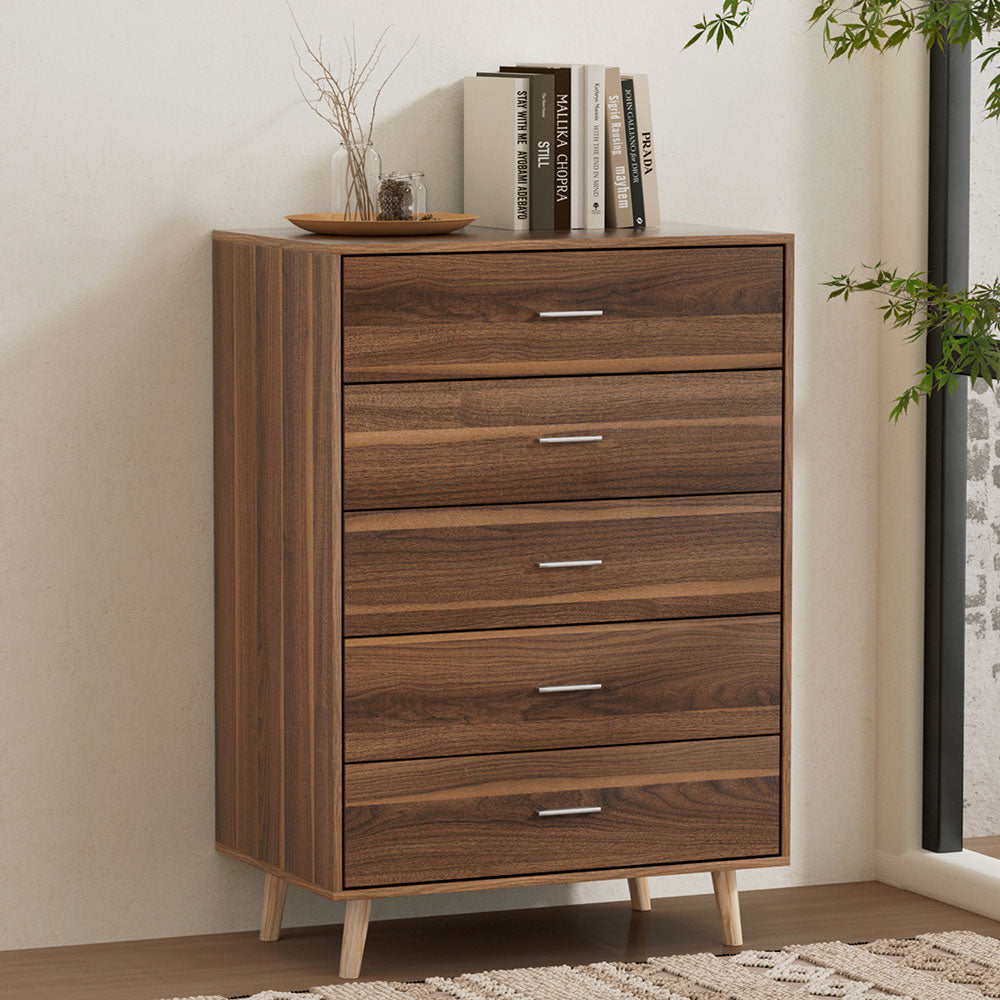 Marlook 5 Chest of Drawers - MIRI Walnut