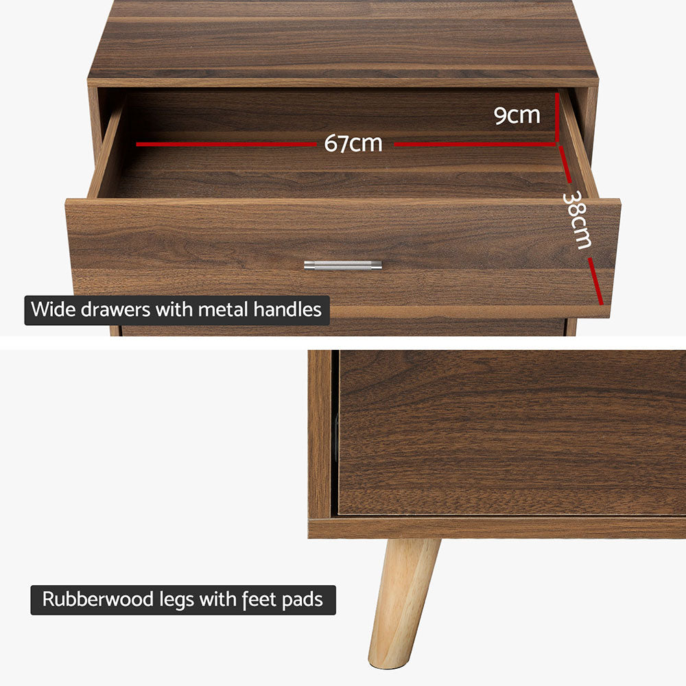 Marlook 5 Chest of Drawers - MIRI Walnut