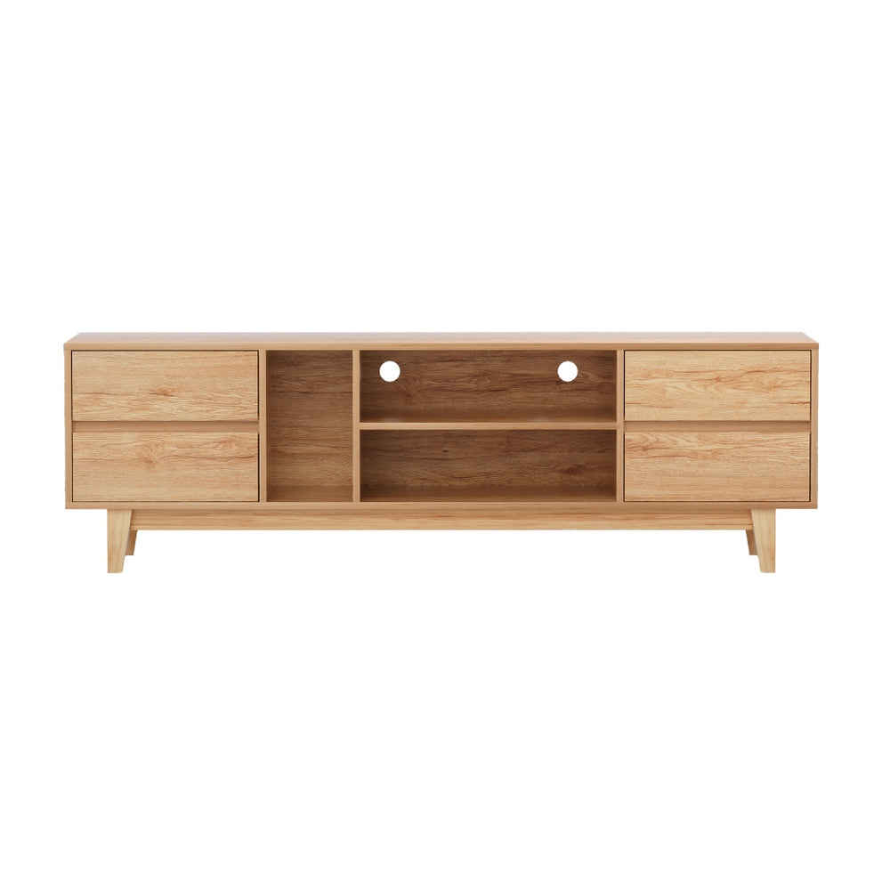Marlook Entertainment Unit Stand TV Cabinet Storage Drawer Shelf 180cm Wooden