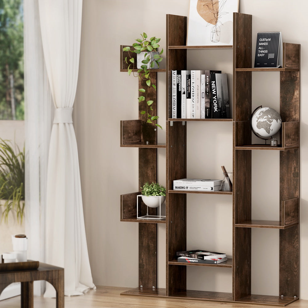 Marlook Tree-Shaped Bookshelf ROMI Walnut
