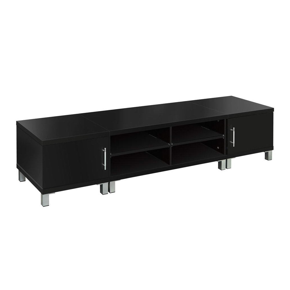 Marlook TV Cabinet Entertainment Unit 190cm Black Danson