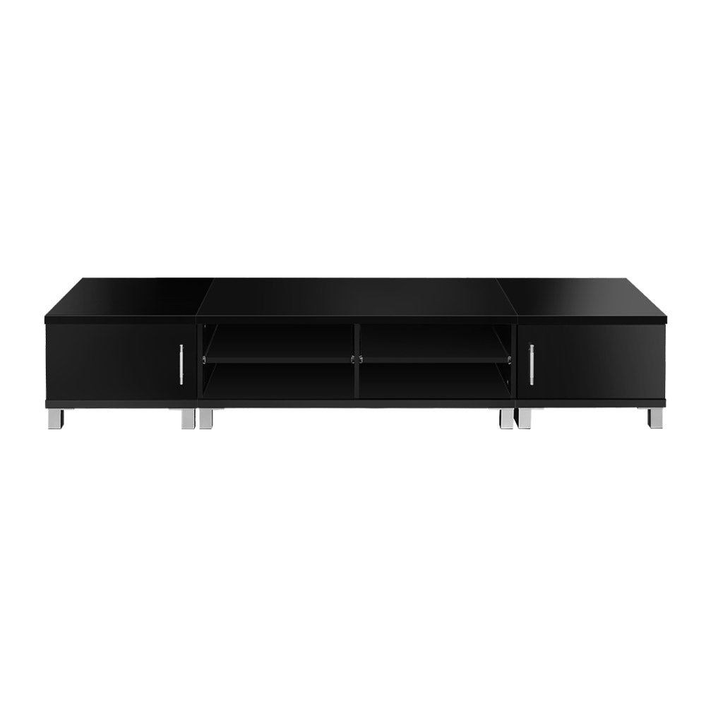 Marlook TV Cabinet Entertainment Unit 190cm Black Danson