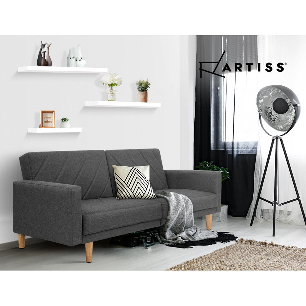 Marlook Floating Wall Shelf Set of 3 White