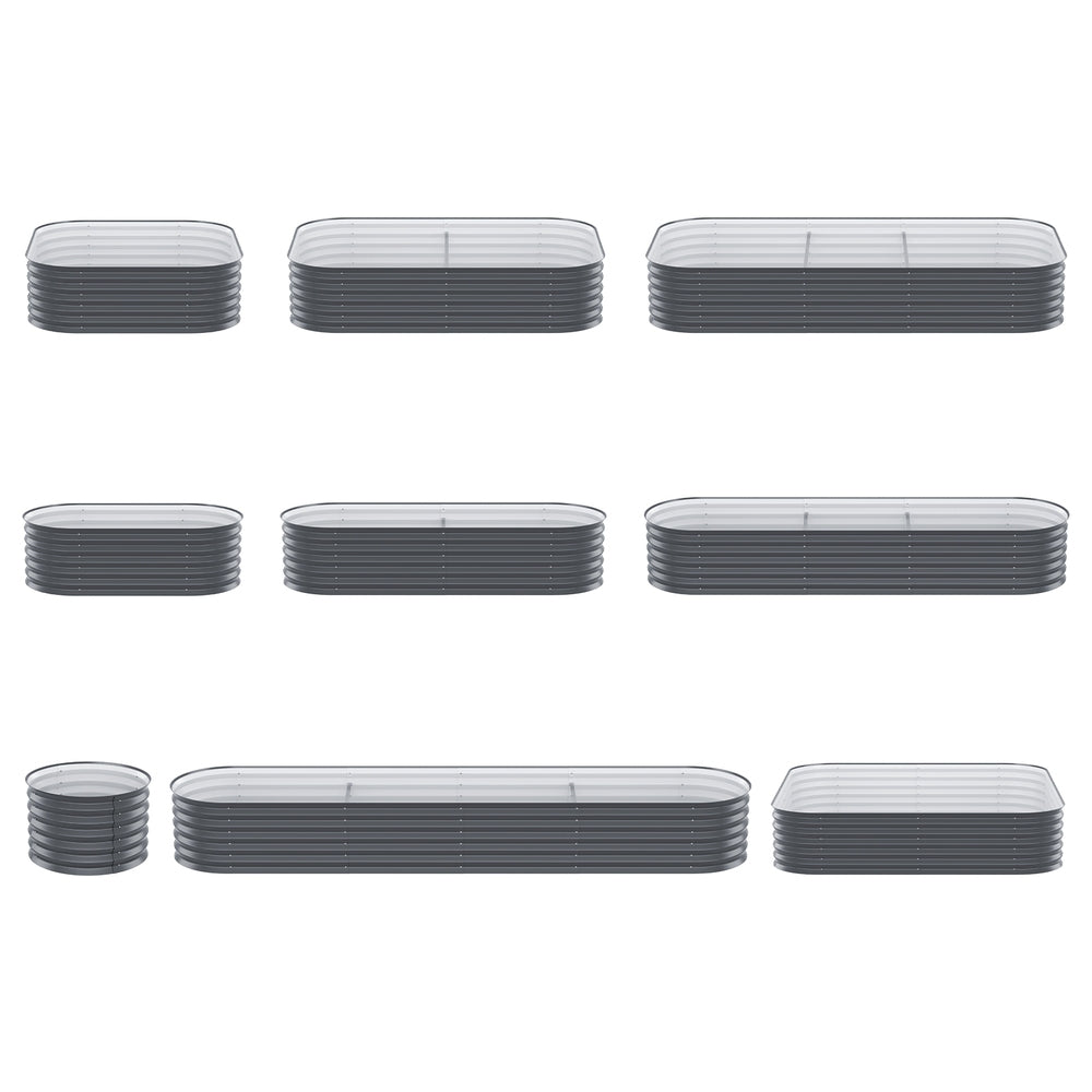 Marlook Garden Bed 9 In 1 Modular Planter Box 40CM height
