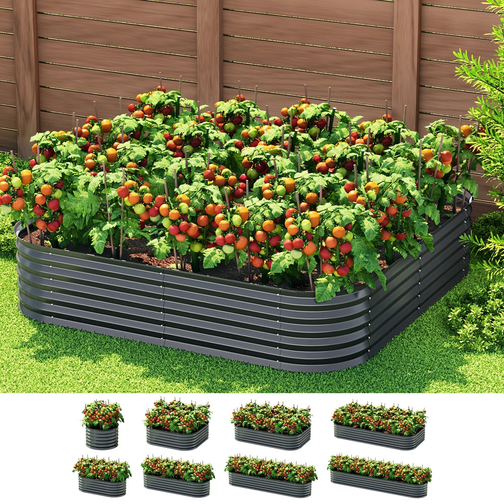Marlook Garden Bed 9 In 1 Modular Planter Box 40CM height