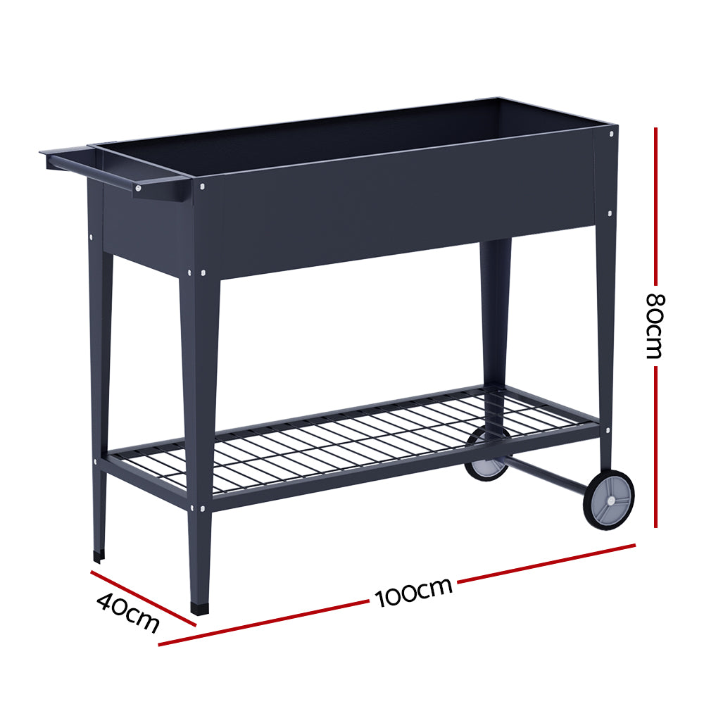 Marlook Garden Bed Elevated 100X40X80cm Planter Box Raised Container Herb