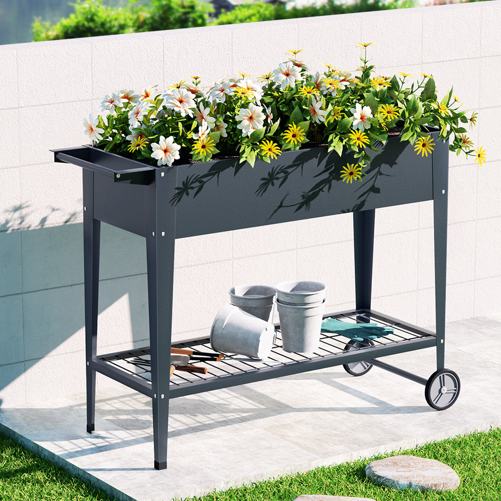Marlook Garden Bed Elevated 100X40X80cm Planter Box Raised Container Herb