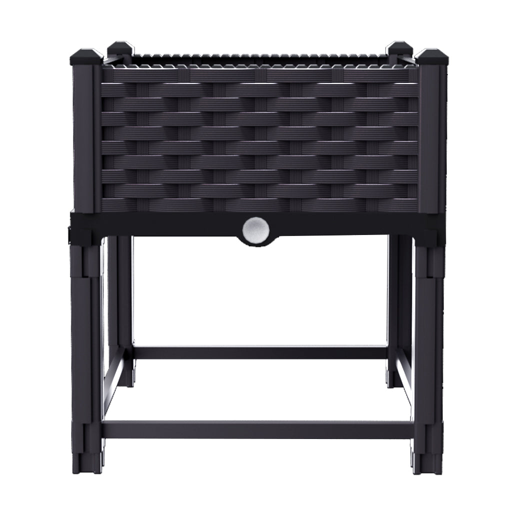 Marlook Garden Bed 40x40x23cm PP Planter Box Raised Container Growing Herb