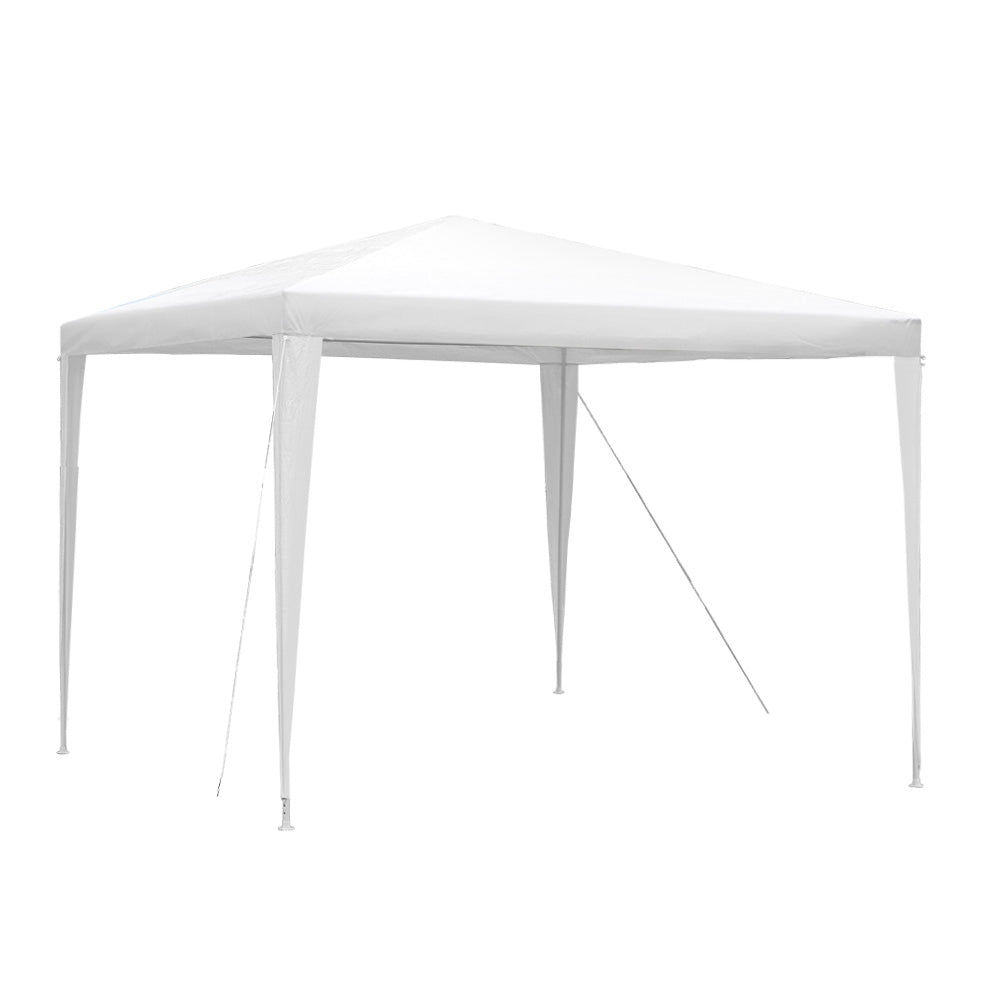 Marlook Gazebo 3x3m Wedding Party Marquee Tent Outdoor Event Camping Canopy Shade White