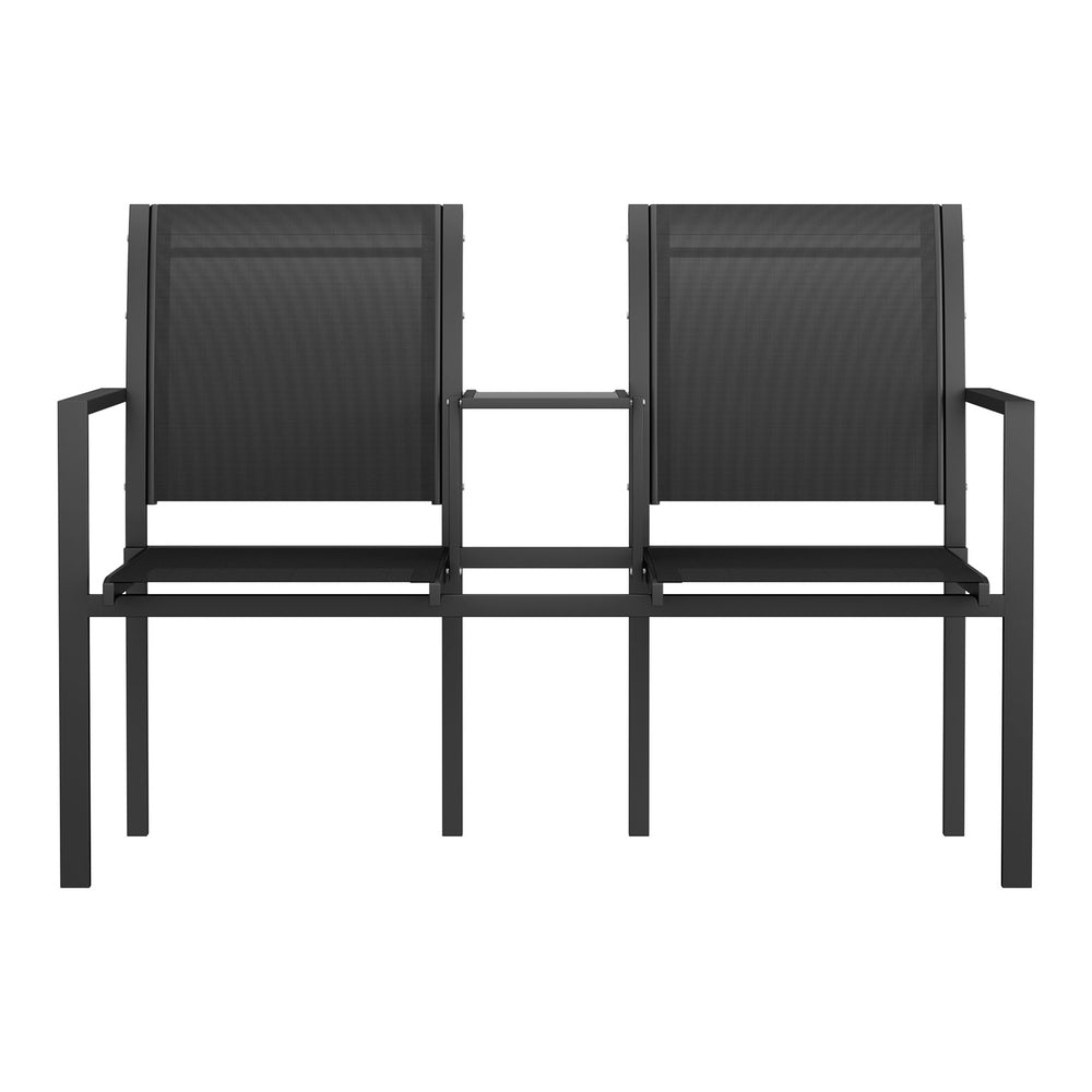 Marlook Outdoor Garden Bench Seat Chair Table Loveseat Patio Furniture Park
