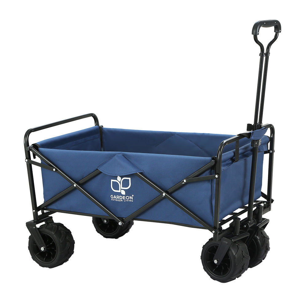 Marlook Garden Cart Folding 120kg Trolley Camping Wagon Barrow Outdoor Beach