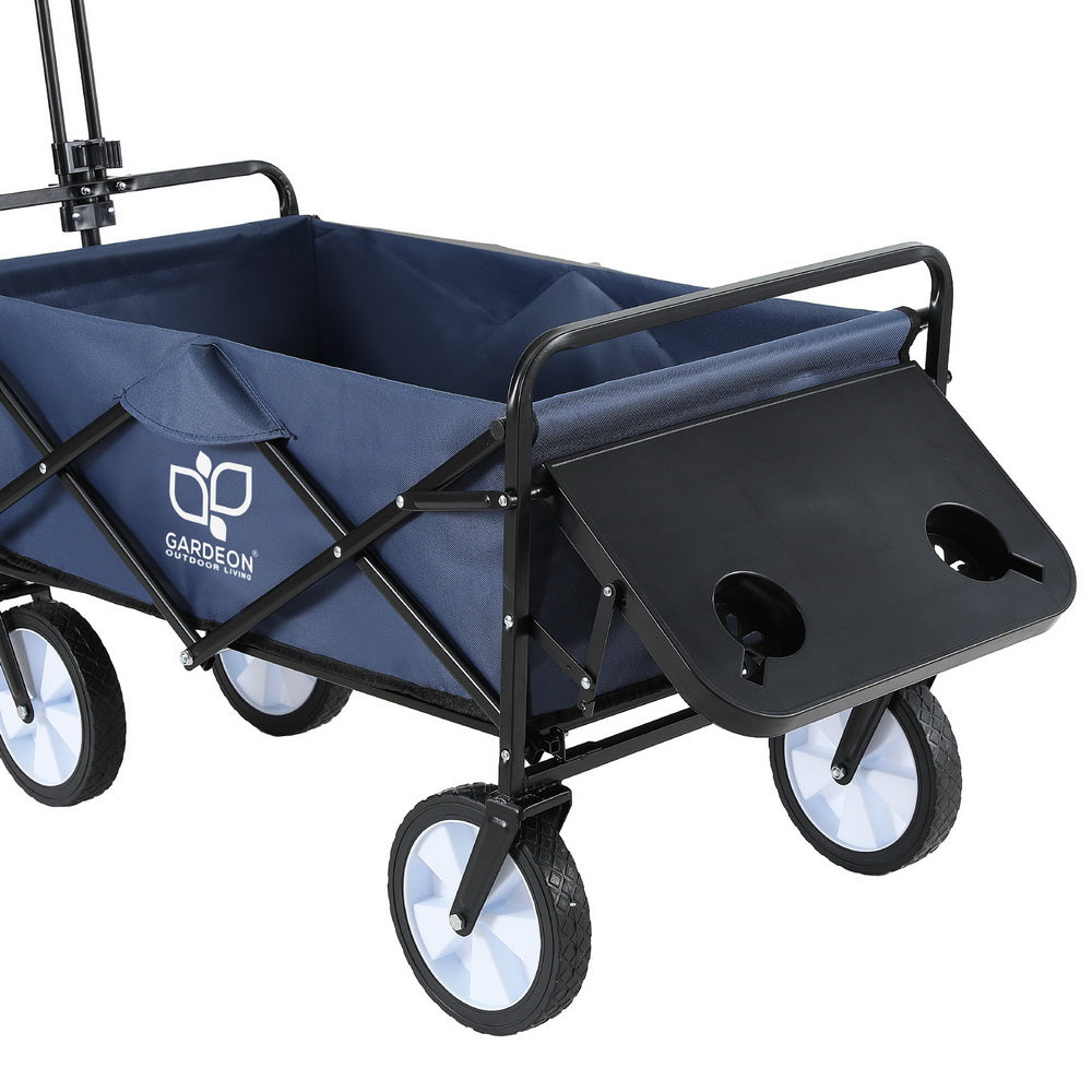 Marlook Garden Cart with Cup Holders Blue