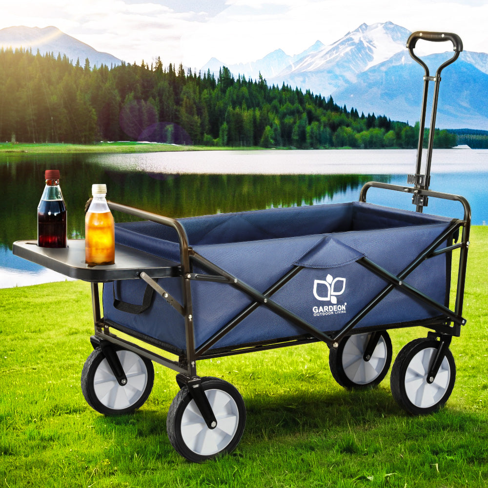 Marlook Garden Cart with Cup Holders Blue