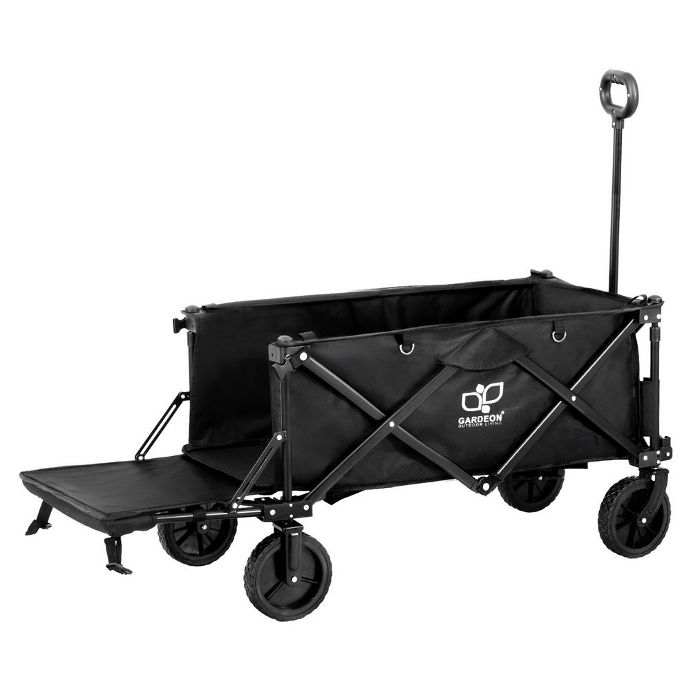 Marlook Garden Cart with Opening Rear Black