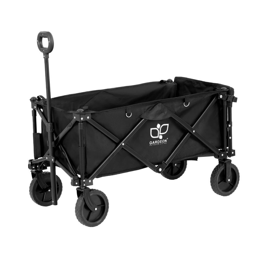 Marlook Garden Cart with Opening Rear Black