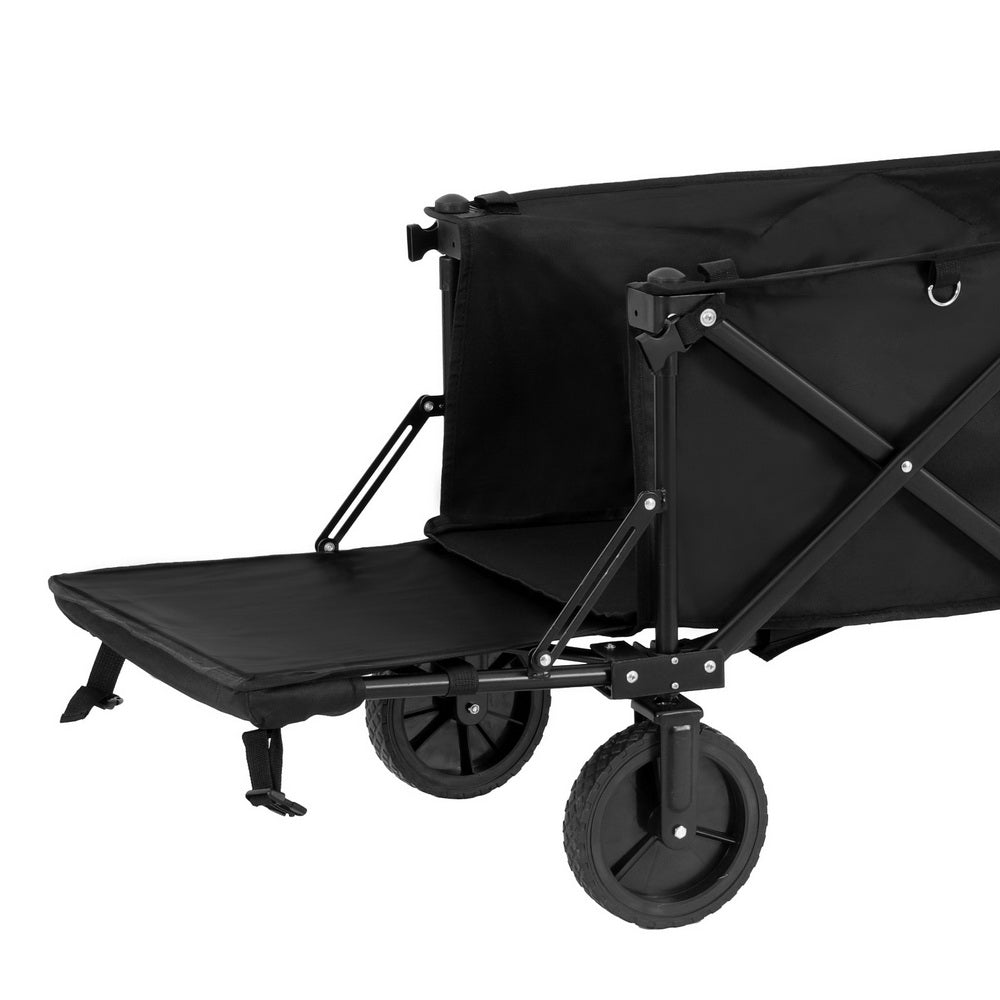 Marlook Garden Cart with Opening Rear Black