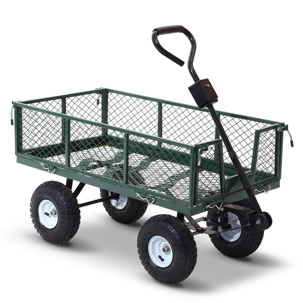Marlook Mesh Garden Steel Cart - Green