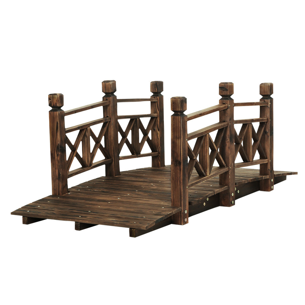 Marlook Garden Decor Outdoor Ornament Wooden Bridge 150cm