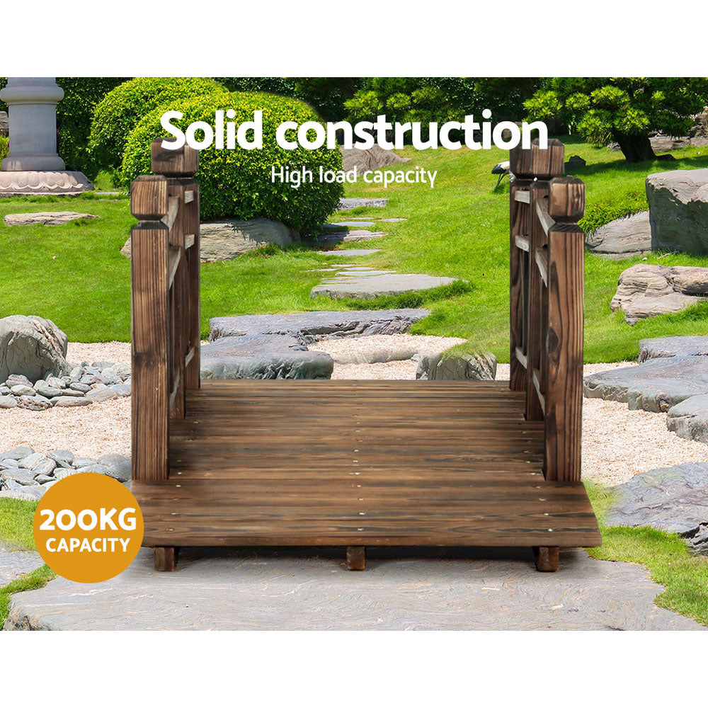Marlook Garden Decor Outdoor Ornament Wooden Bridge 150cm