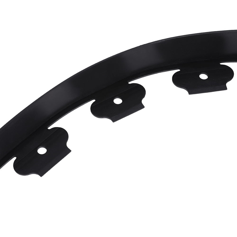 Marlook Garden Edging 5CM x 10M Border Support Landscape Edge Black X5
