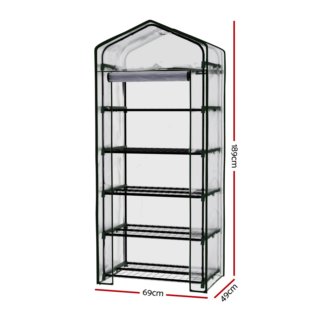 Marlook Mini Greenhouse Garden Shed Green House Tunnel Plant Storage Flower 189cm