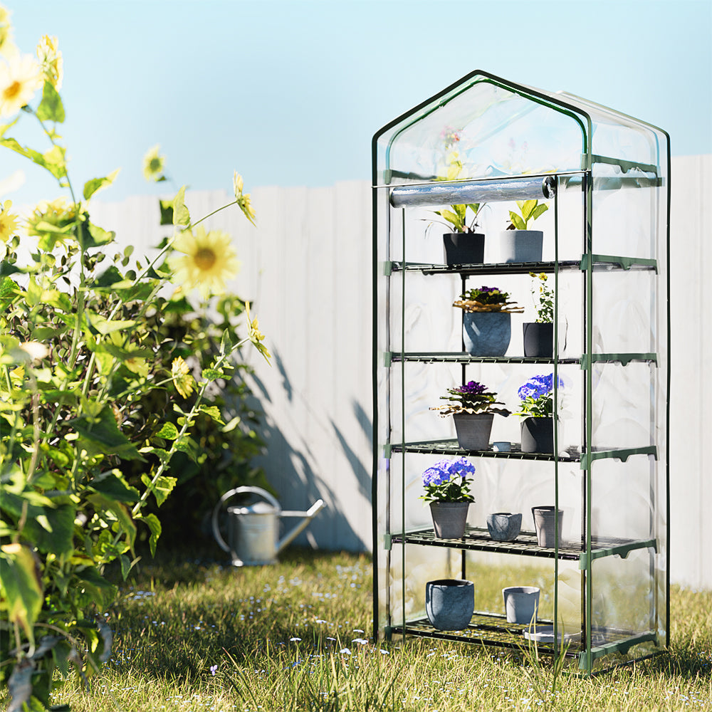 Marlook Mini Greenhouse Garden Shed Green House Tunnel Plant Storage Flower 189cm