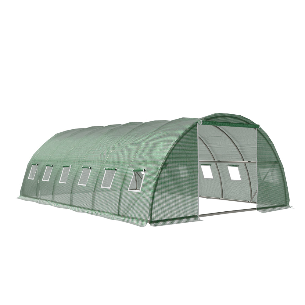 Marlook Greenhouse 6x4x2M Walk in Green House Tunnel Plant Garden Shed Dome