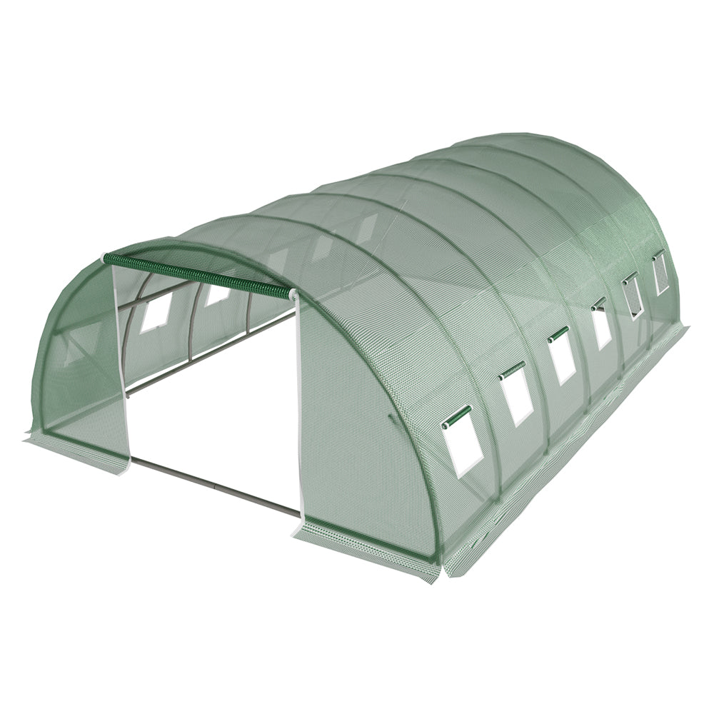 Marlook Greenhouse 6x4x2M Walk in Green House Tunnel Plant Garden Shed Dome