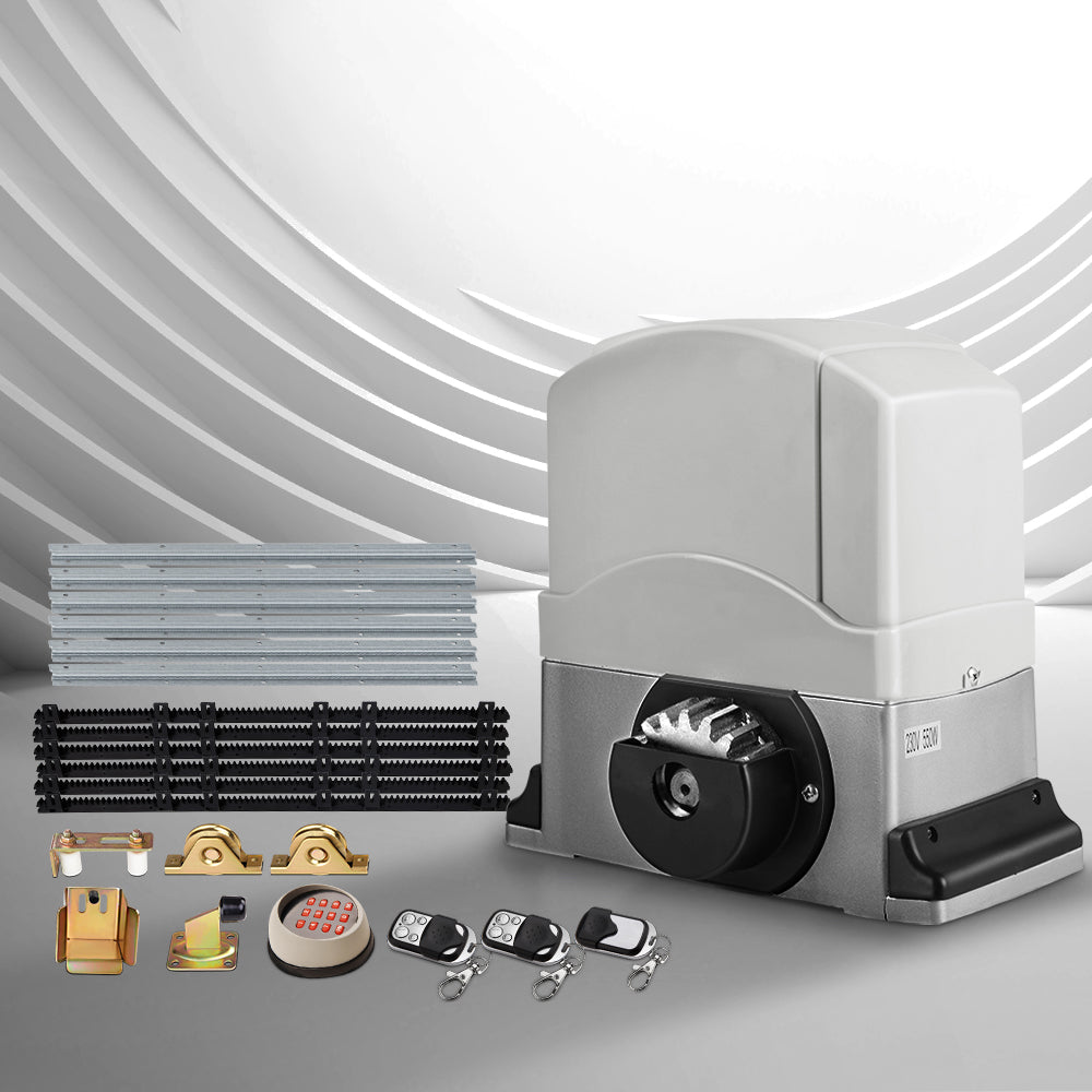 Marlook Electric Sliding Gate Opener 800KG 6M Hardware Kit
