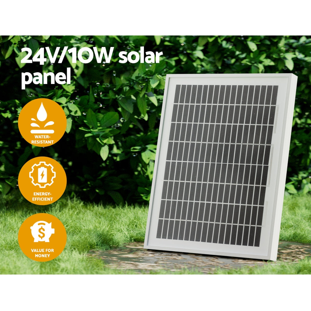 Marlook Single Swing Gate Opener 10W Solar Power Automatic Electric 300KG 5M
