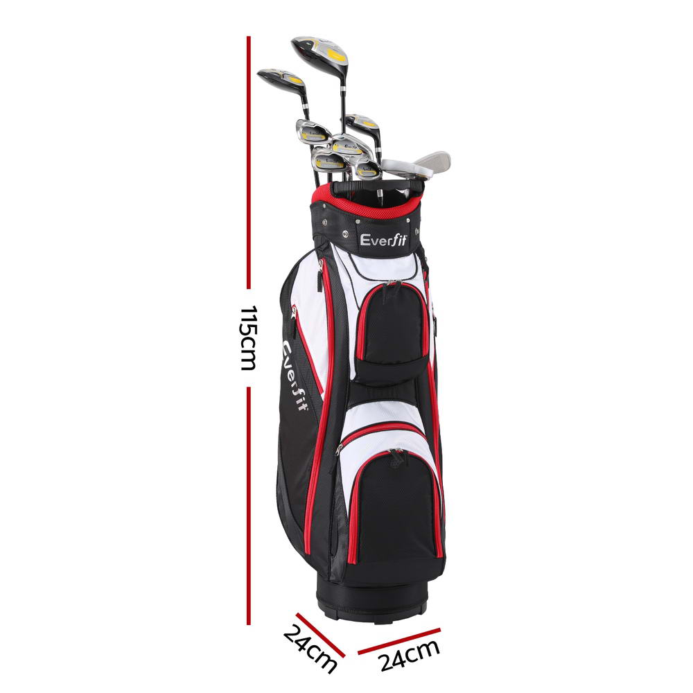 Marlook Golf Clubs Set Men Right Handed Golf Wedges Alloy Driver Golf Stand Bag