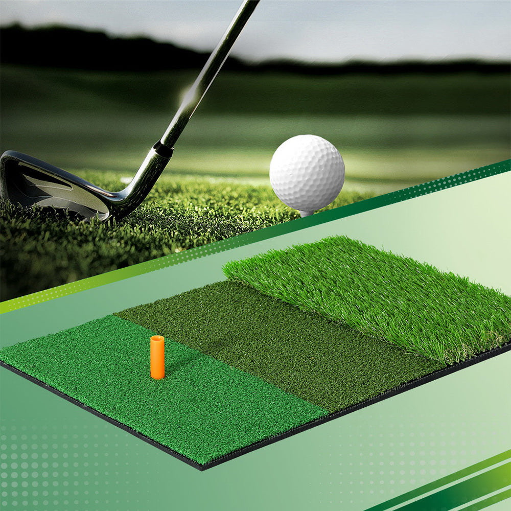 Marlook Golf Hitting Mat Portable Driving Range Practice Training Aid 3 in 1