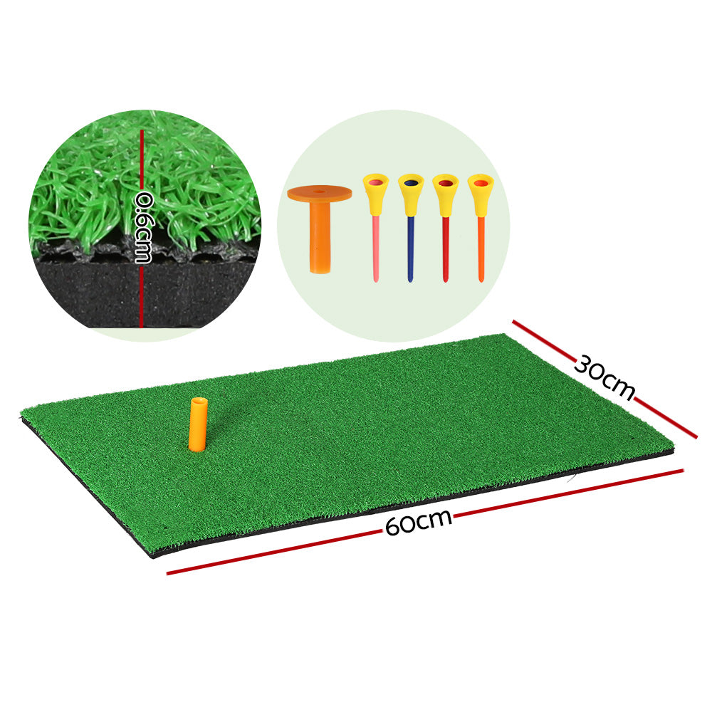 Marlook Golf Hitting Mat Portable Driving Range Practice Training Aid 60x30cm
