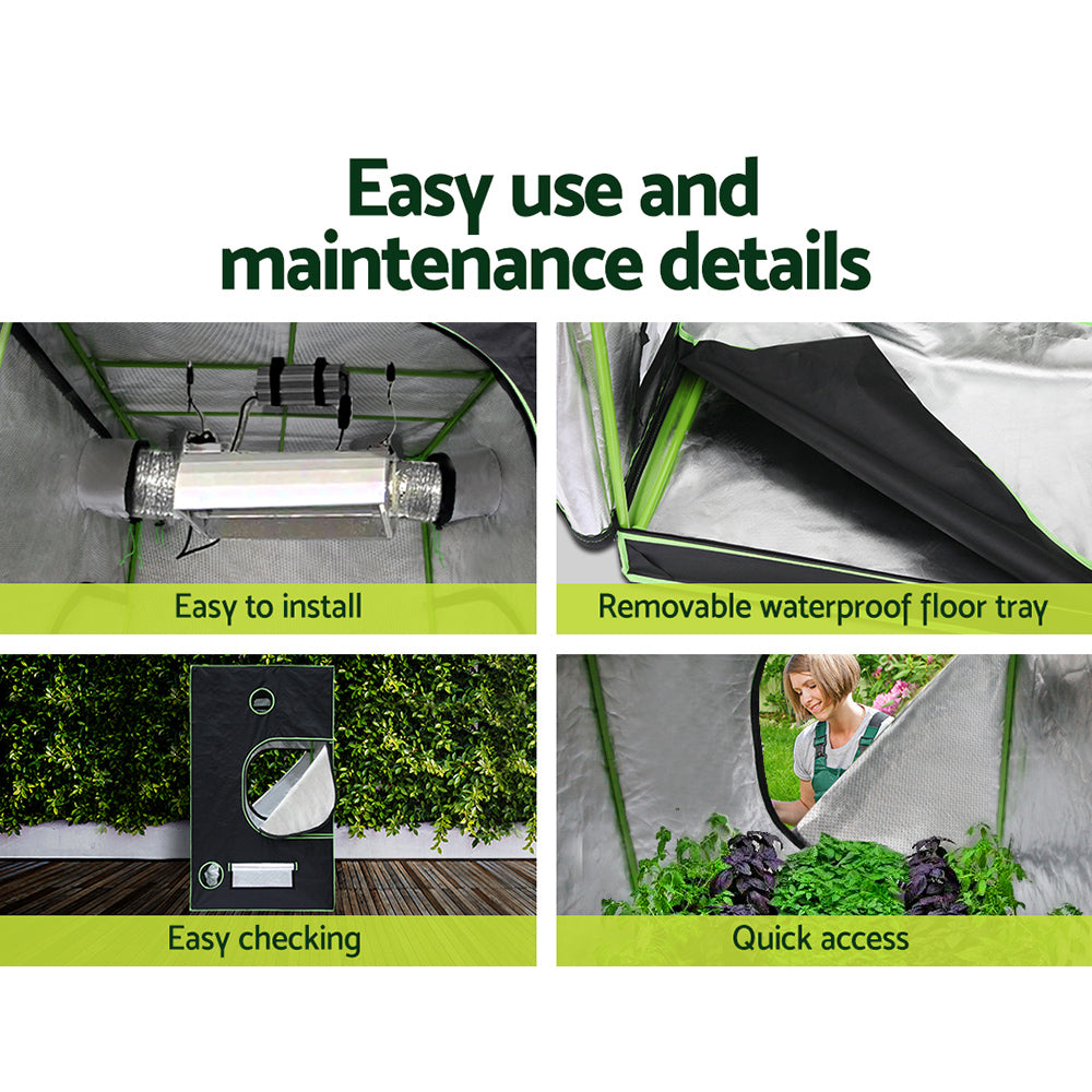 Marlook Grow Tent Light Kit 100x100x200CM 2200W LED Full Spectrum