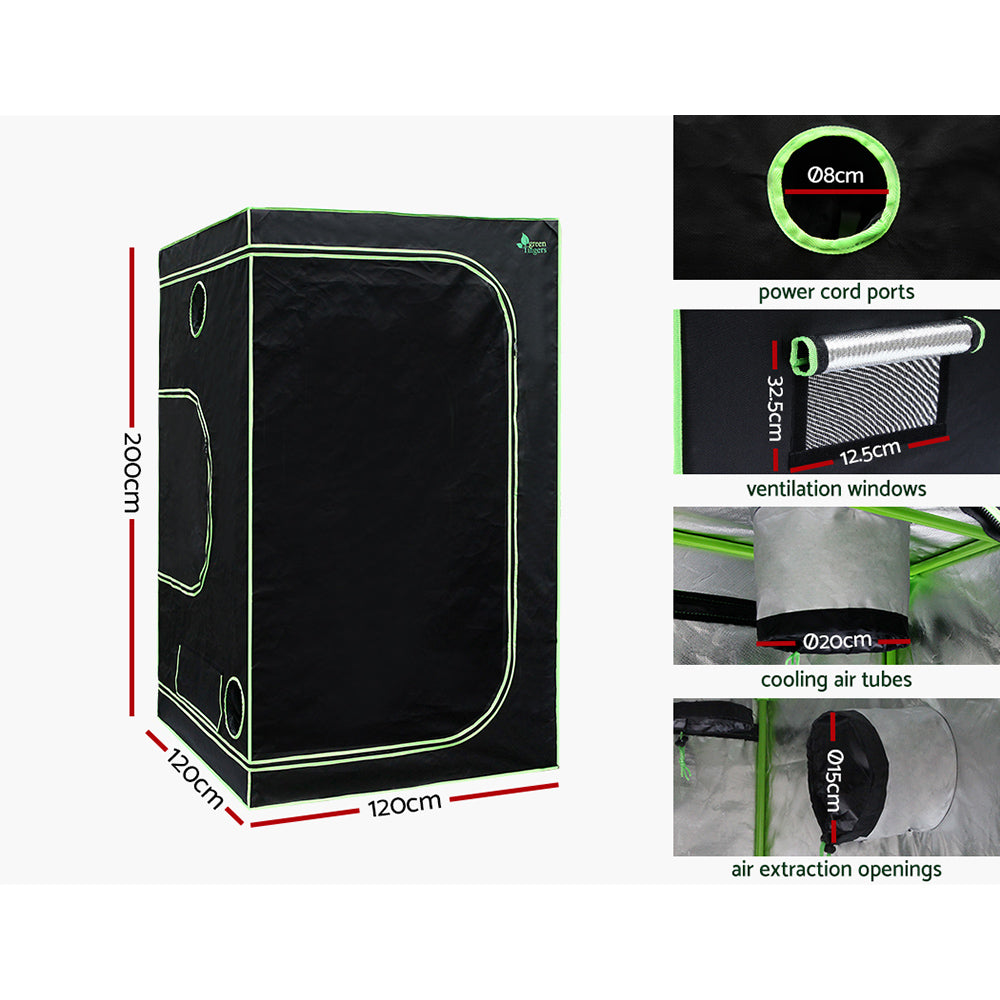 Marlook Grow Tent Light Kit 120x120x200CM 2200W LED Full Spectrum