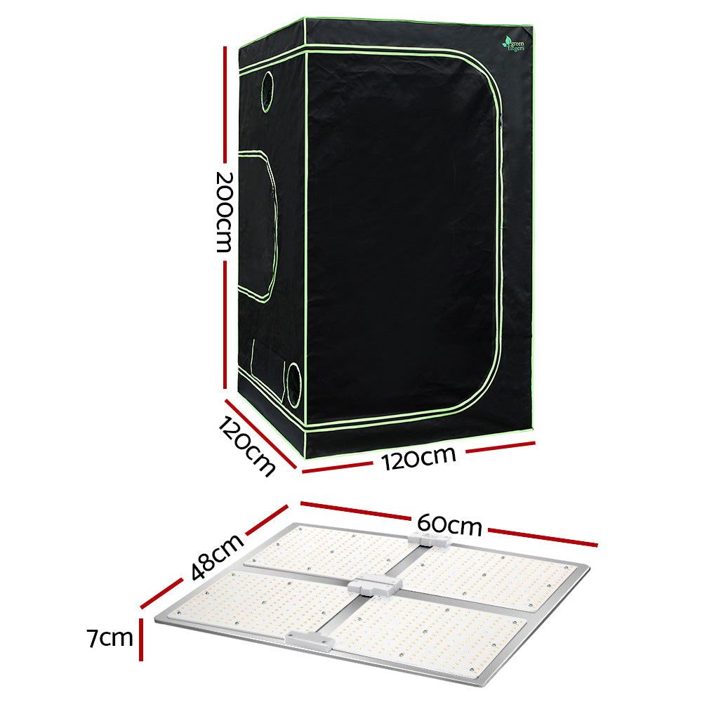 Marlook Grow Tent Light Kit 120x120x200CM 4500W LED Full Spectrum