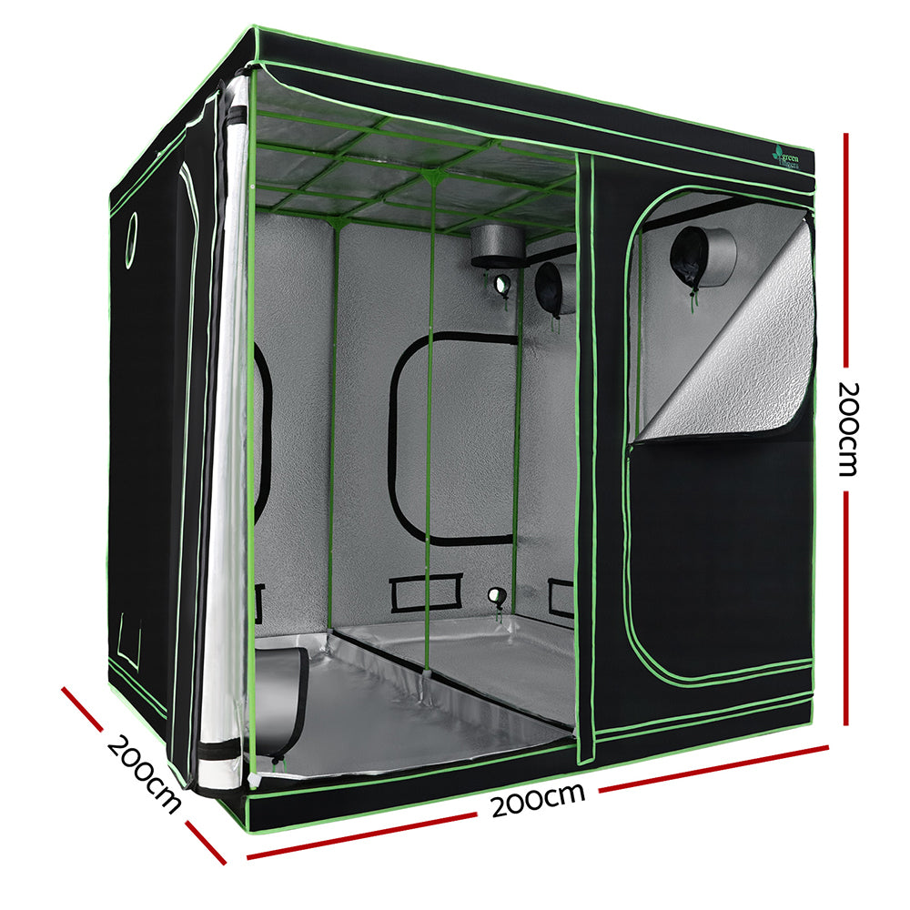 Marlook Grow Tent 200x200x200CM Hydroponics Kit Indoor Plant Room System