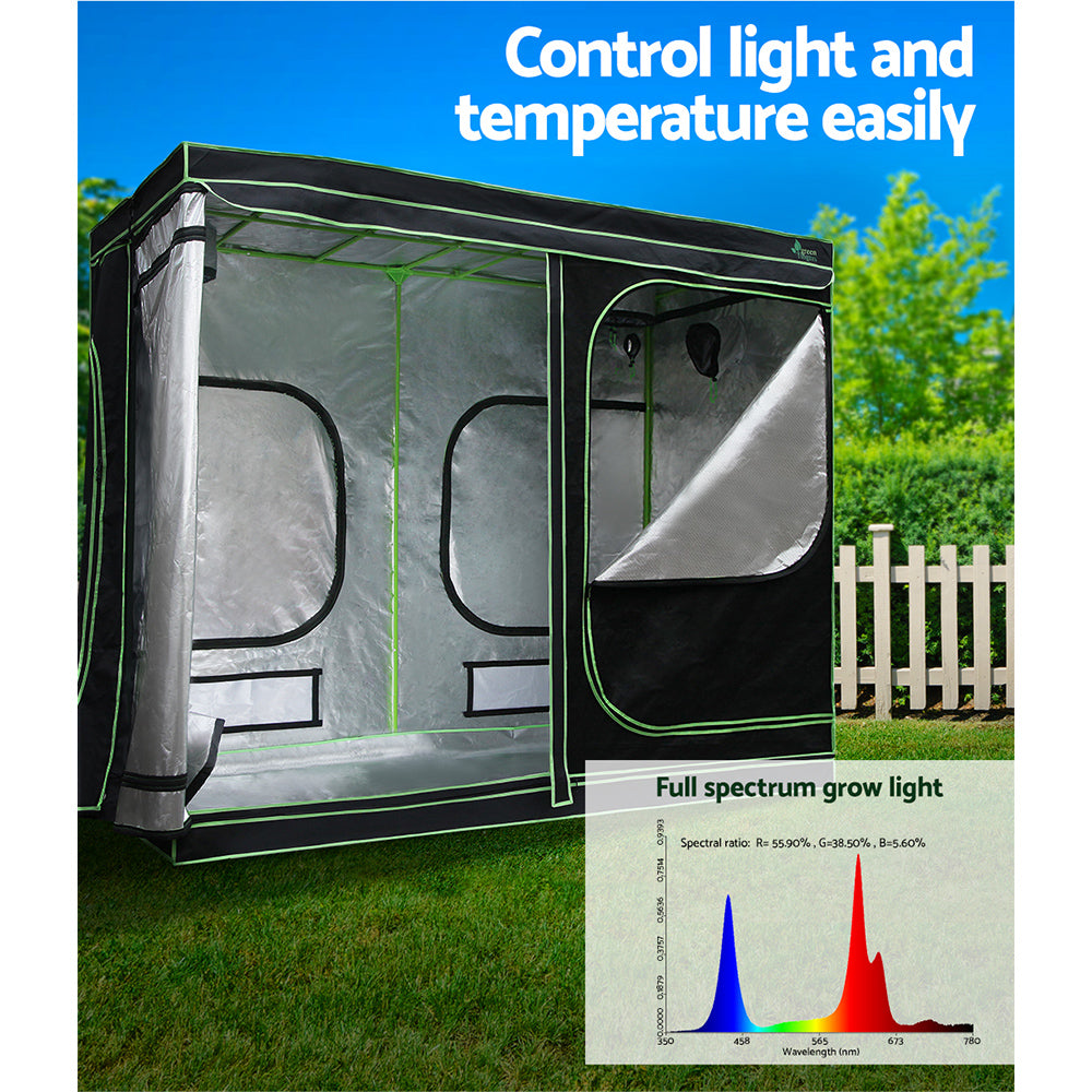Marlook Grow Tent Light Kit 240x120x200CM 2200W LED Full Spectrum