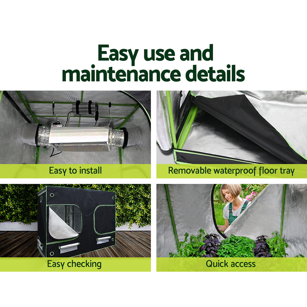 Marlook Grow Tent Light Kit 240x120x200CM 4500W LED Full Spectrum