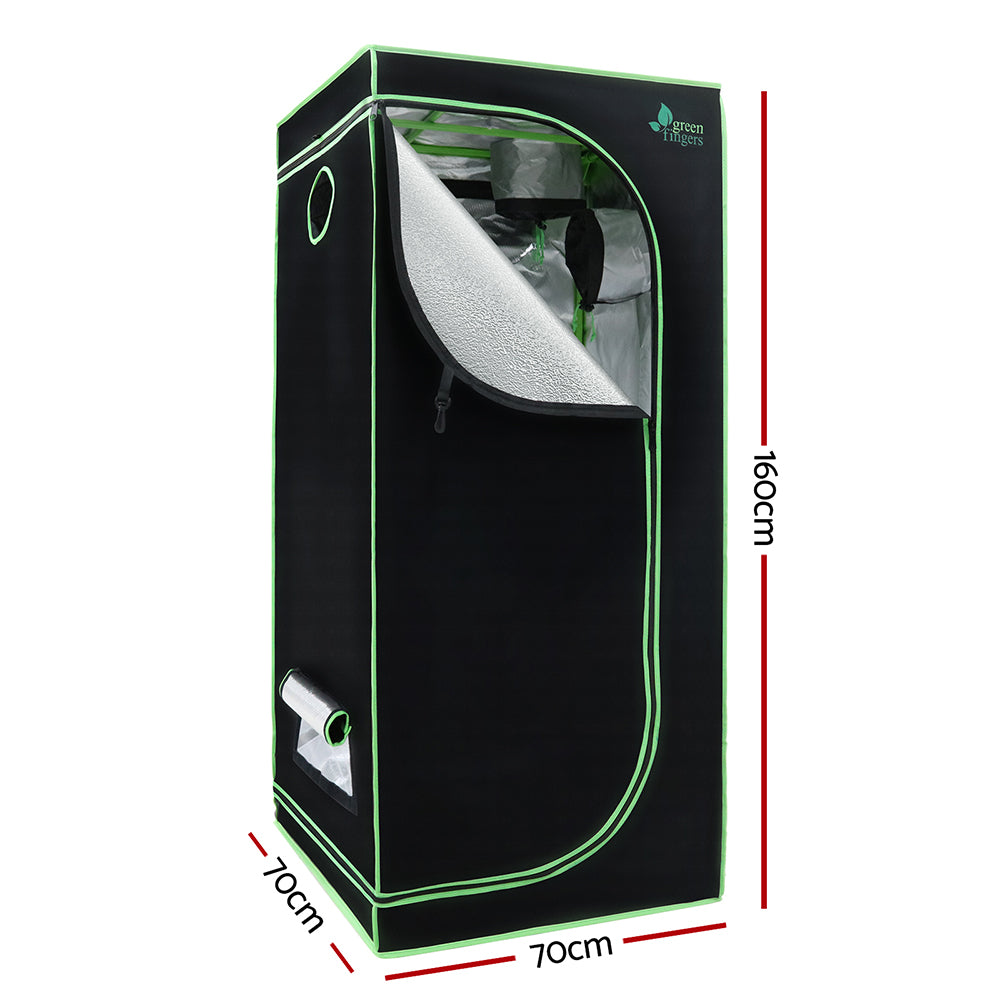 Marlook Grow Tent 70x70x160CM 1680D Hydroponics Kit Indoor Plant Room System