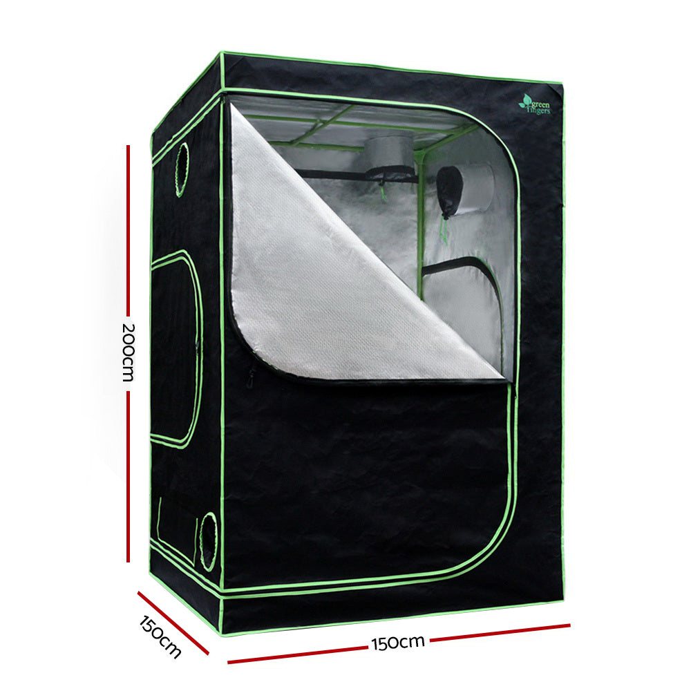 Marlook Grow Tent Light Kit 150x150x200CM 2000W LED 4" Vent Fan,Marlook Grow Tent Light Kit LED 2000W Full Spectrum 4" Vent 150x150x200CM