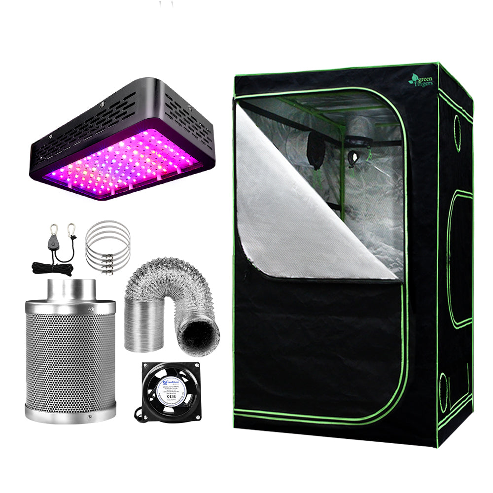 Marlook Grow Tent Light Kit 90x90x180CM 1000W LED 6" Vent Fan,Marlook Grow Tent Light Kit LED 1000W Full Spectrum 6" Vent 90x90x180CM