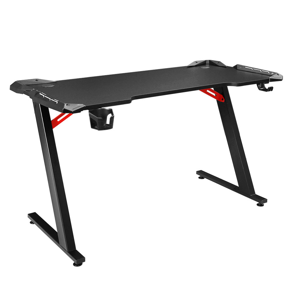 Marlook Gaming Desk Computer Desks LED Light 120CM
