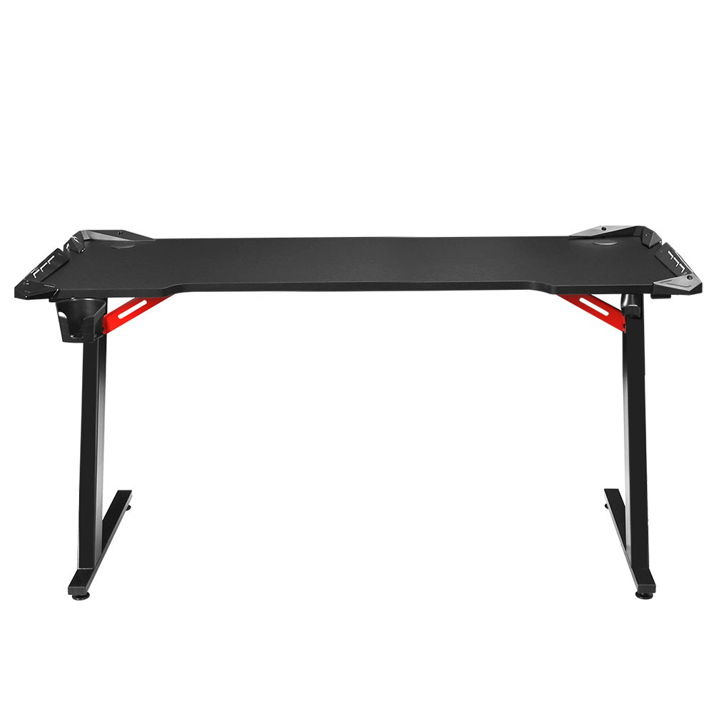 Marlook Gaming Desk Computer Desks LED Light 140CM
