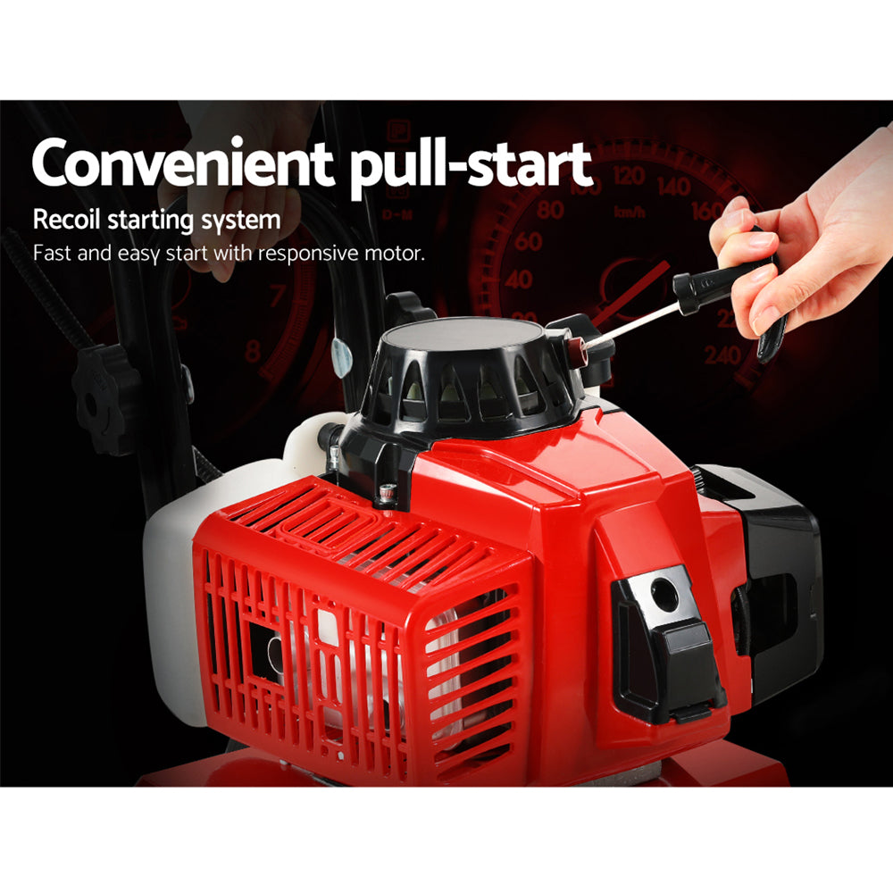 Marlook 88CC Tiller Garden Cultivator Rototiller 4 Blades Soil Plower Rotary Hoe
