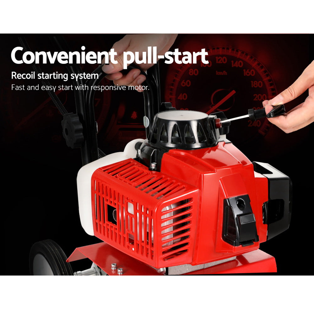 Marlook 88CC Tiller Garden Cultivator Rototiller 4 Blades Soil Plower Rotary Hoe