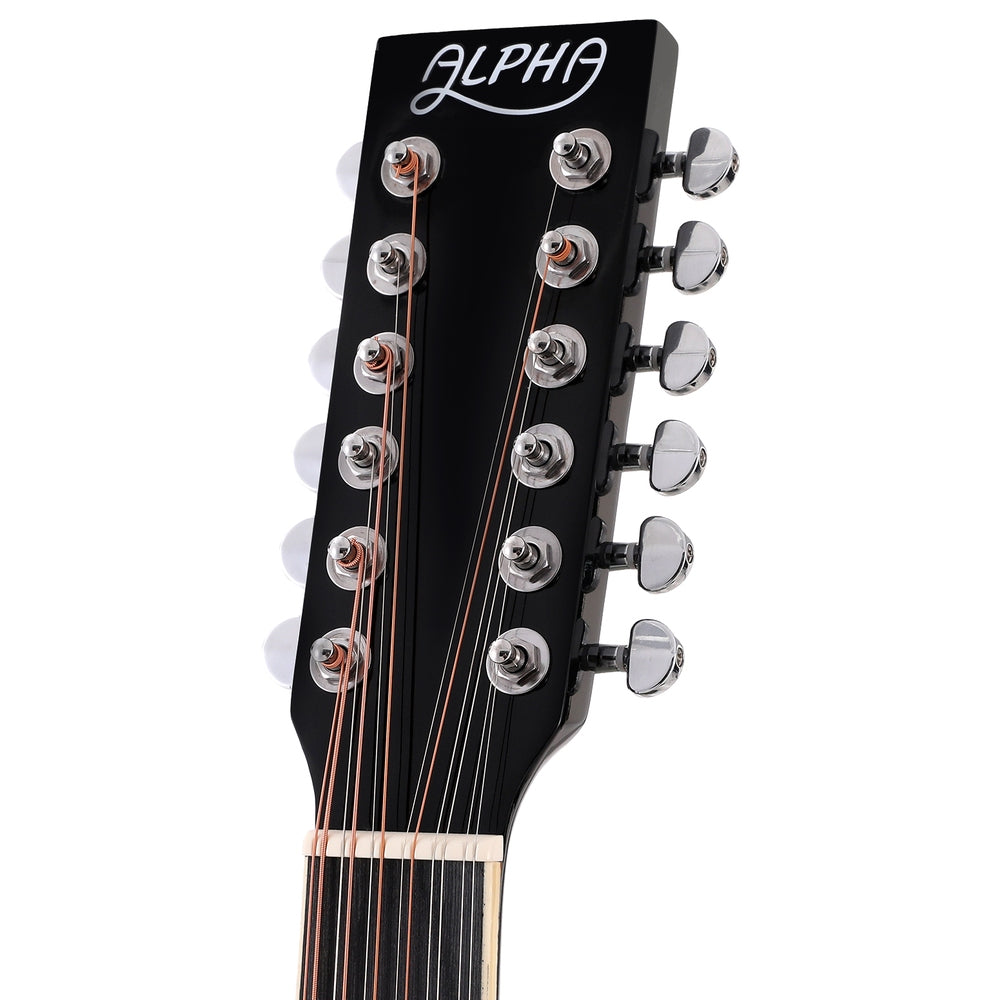 Marlook 42 Inch Acoustic Guitar 12 Strings w/ Equaliser Electric Output Jack Black