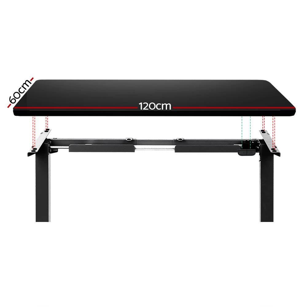 Marlook Standing Desk Motorised Black 120CM