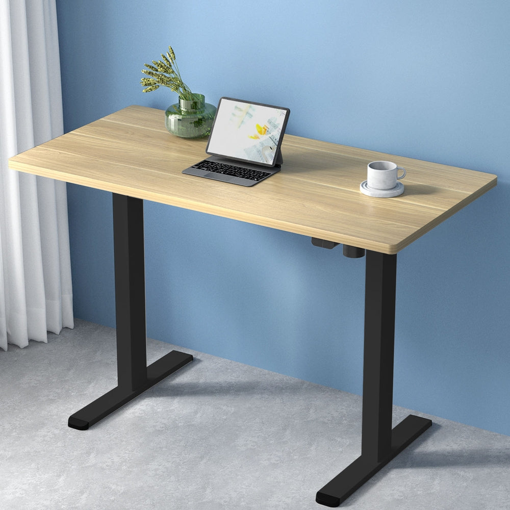 Marlook Standing Desk Motorised White Oak 120CM
